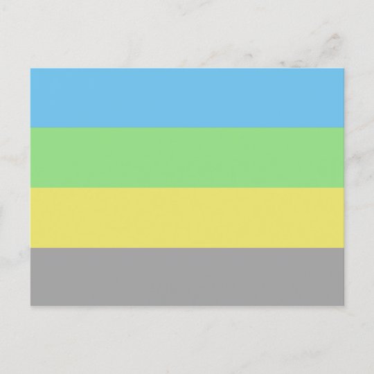 Gay Male Alternative Pride Flag Postkarte Zazzlech 0611