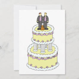 Gay Male Couple Hochzeitseinladung Einladung