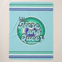 Gay Male Flag: LGBTQ - Hier und Que Sherpadecke