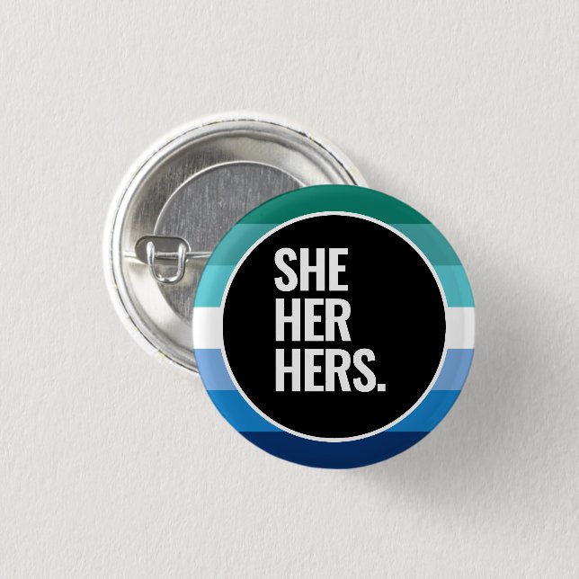 Gay Male Pride Button (Vorne & Hinten)