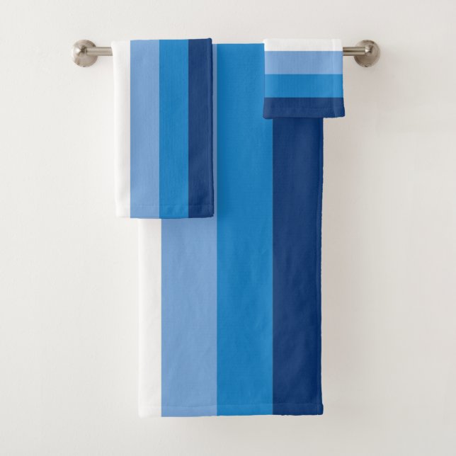 Gay Male Pride Flag Badhandtuch Set (Insitu)