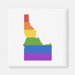 Gay Map of USA Staat von Idaho Magnet