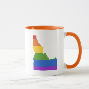 Gay Map of USA Staat von Idaho Tasse