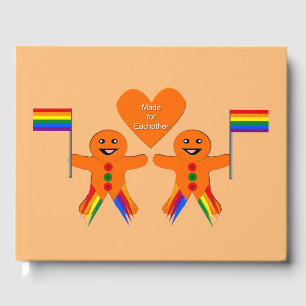 Gay Men Christmas Gingerbread Gästebuch