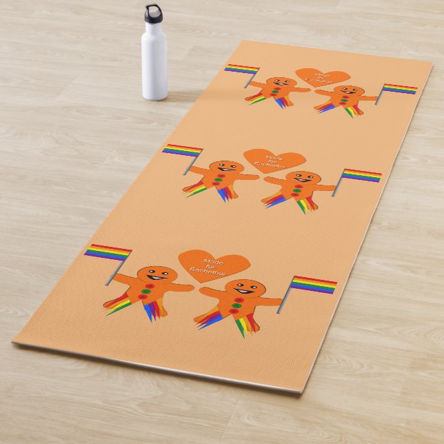 Gay Men Christmas Gingerbread Yogamatte (Beispiel)