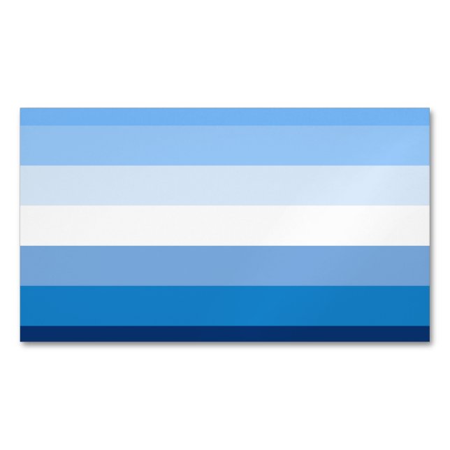 Gay men Flag Magnetische Visitenkarte (Vorderseite)