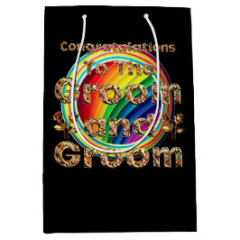 Gay Men Hochzeitsgeschenktasche Mittlere Geschenktüte