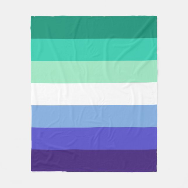 Gay Men Pride Fleecedecke (Vorderseite)