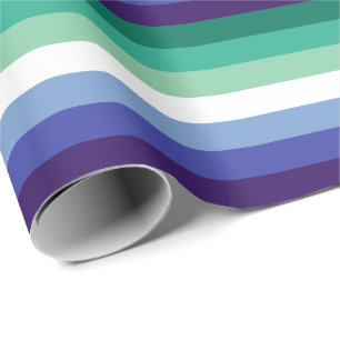 Gay Men Stolz, gestreift Print, LGBTQ PRIDE Geschenkpapier