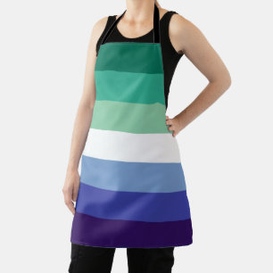 Gay Men Stolz, gestreift Print, LGBTQ PRIDE Schürze