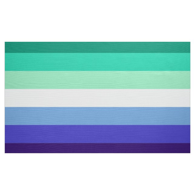 Gay Mens Pride Flag (Azure & Blue) Stoff (Yard (91,4 cm))