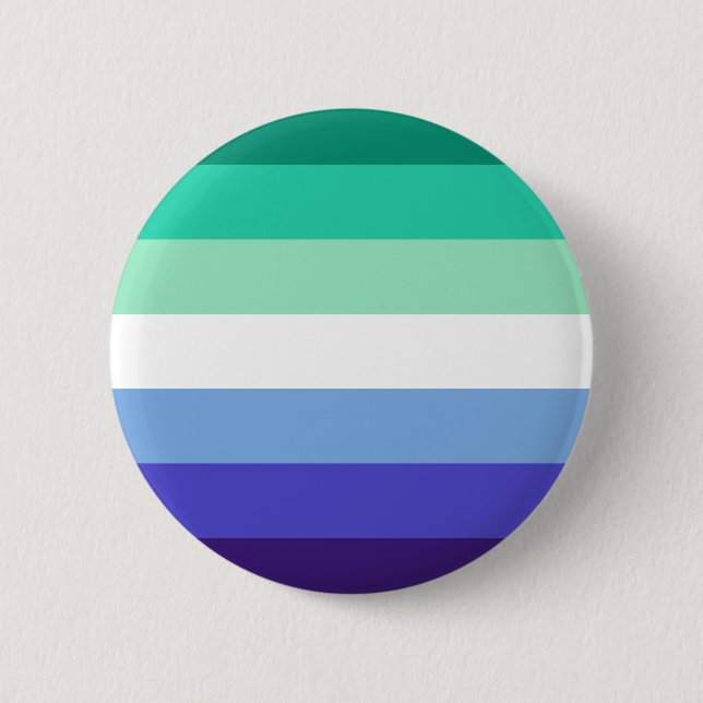 Gay MLM Pride Flag LGBT Pride Button (Vorderseite)