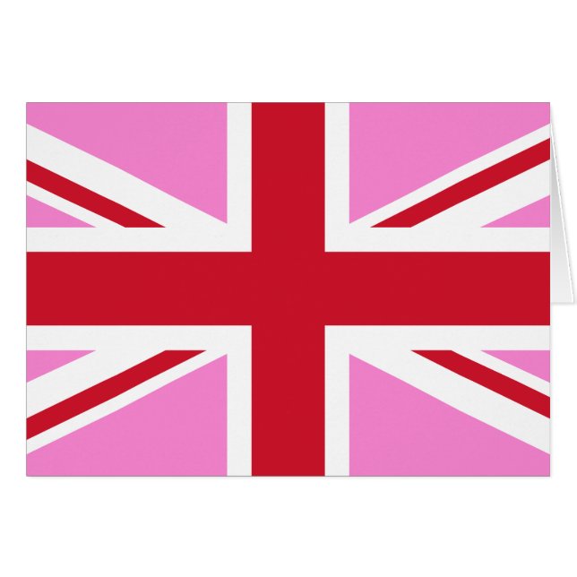 Gay Pink UK Pride Flag (Vorderseite (Horizontal))