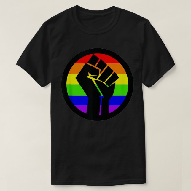 Gay Power Gay Pride Regenbogen Fieber T-Shirt (Design vorne)