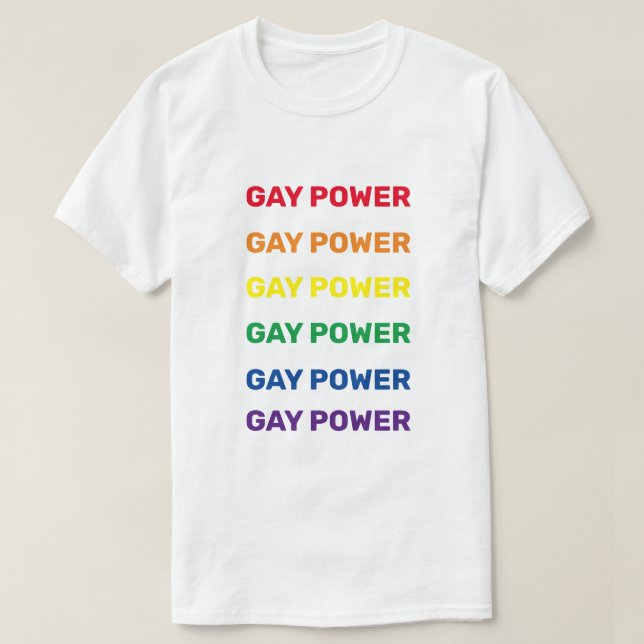 Gay Power T - Shirt (Design vorne)