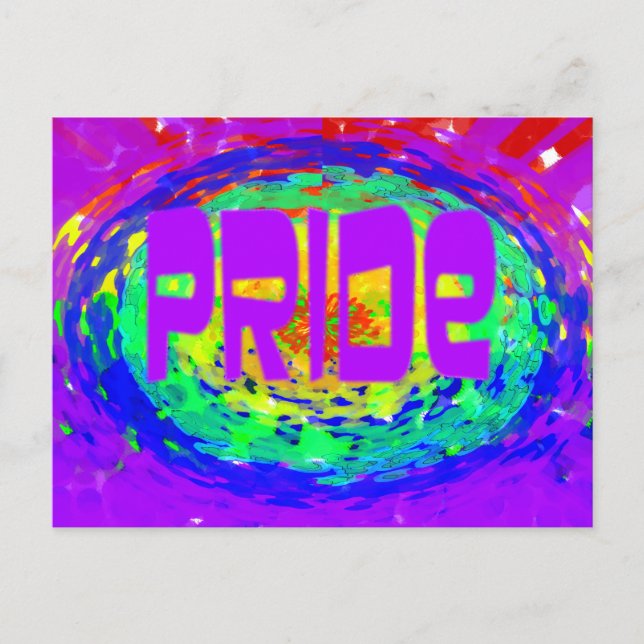 Gay Pride 2016 Postkarte (Vorderseite)