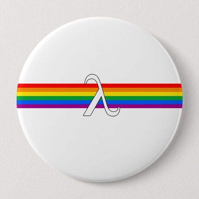 Gay Pride-Aktivismus Button (Vorderseite)