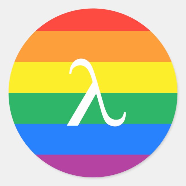Gay Pride-Aktivismus Runder Aufkleber (Vorderseite)