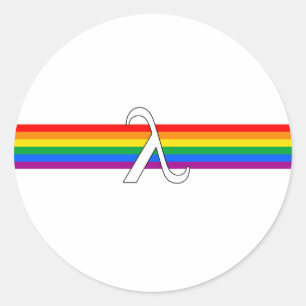 Gay Pride-Aktivismus Runder Aufkleber