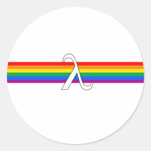 Gay Pride-Aktivismus Runder Aufkleber
