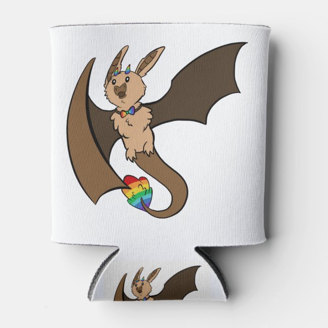 Gay Pride Bat Dragon Dosenkühler (Vorderseite)