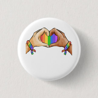 Gay Pride Bekleidung Lgbt Regenbogen Flag T Herz Button