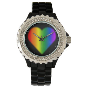 Gay Pride beobachten Rainbow Liebe Armbanduhren Ge