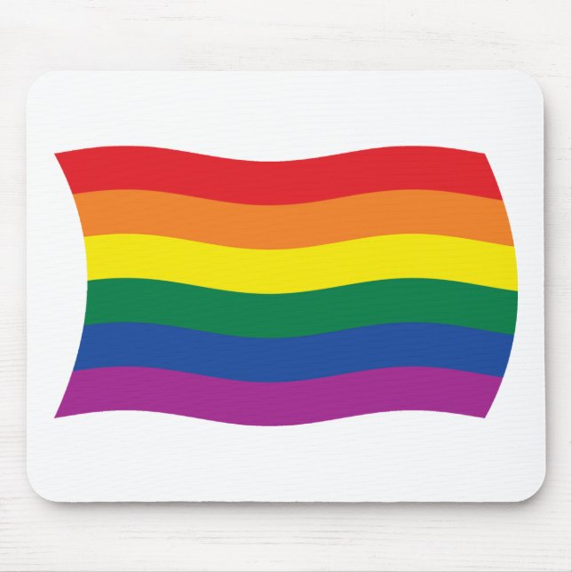 Gay Pride-Bewegung Flag Mousepad (Vorne)