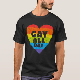 Gay Pride Bisexuelle Jungen Männer schwul den ganz T-Shirt
