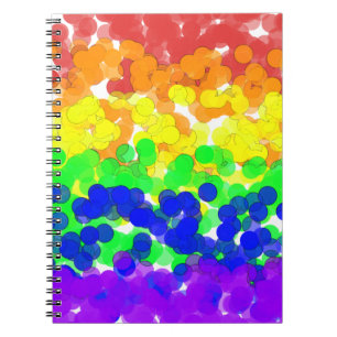 Gay Pride Bokeh Flag Notizblock