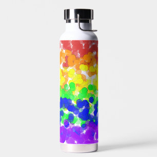 Gay-Pride-Bokeh-Flagge Trinkflasche