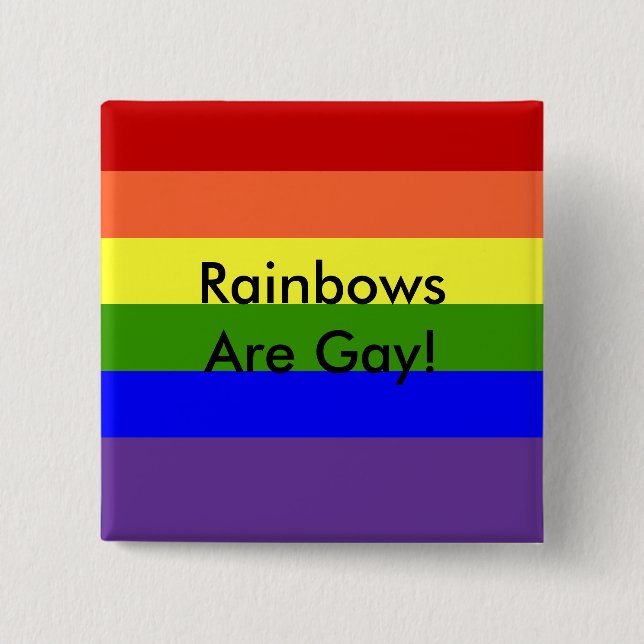 Gay Pride Button (Vorderseite)