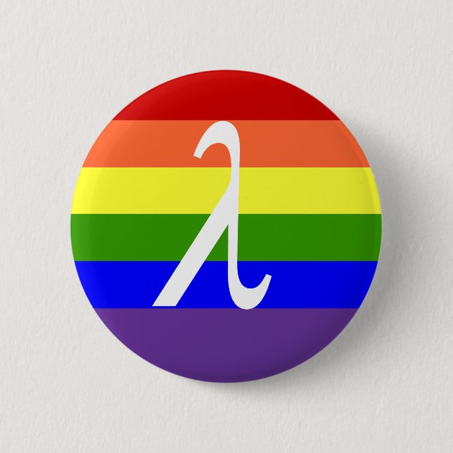 Gay Pride Button (Vorderseite)