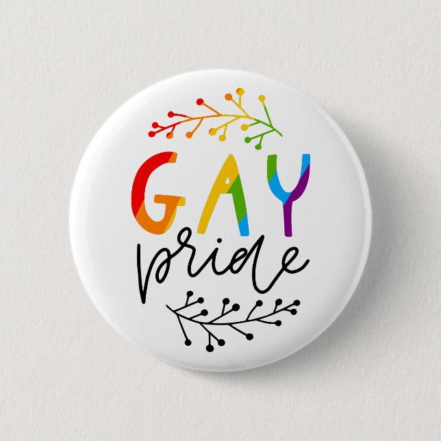 Gay Pride Button (Vorderseite)