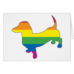 Gay Pride Dackel/Dackel