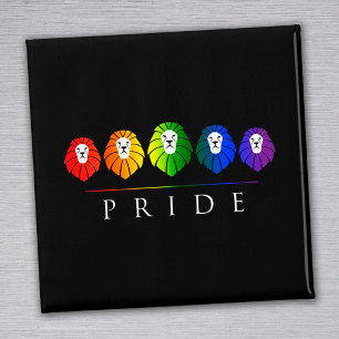 Gay Pride der Löwen - LGBT Magnet