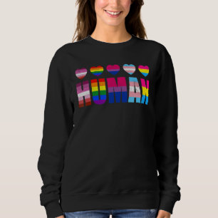 Gay Pride der menschlichen Flagge Monat Transgende Sweatshirt