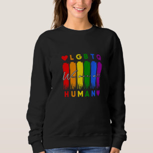 Gay Pride der menschlichen Flagge Monat Transgende Sweatshirt