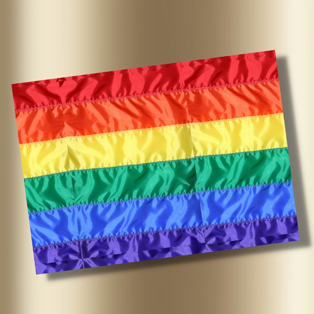 Gay Pride der Regenbogenflagge LGBTQ LGBT Liebe is Karte (Von Creator hochgeladen)