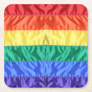 Gay Pride der Regenbogenflagge LGBTQ LGBT Liebe is Rechteckiger Pappuntersetzer