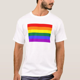 Gay Pride der Regenbogenflagge T-Shirt