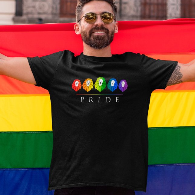 Gay pride des Lions - T-shirt arc-en-ciel LGBT (Créateur téléchargé)