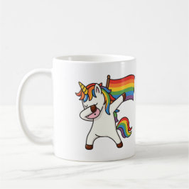 Gay Pride Einfärben mit Fahne Kaffeetasse