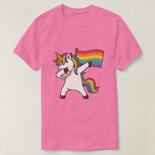 Gay Pride Einfärben mit Fahne T-Shirt