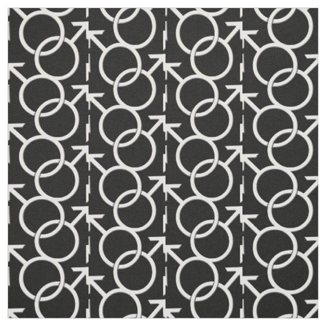 Gay Pride Fabric Man Liebe Same-Sex-Stoff Stoff (Muster)