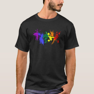 Gay Pride-Farbe T-Shirt