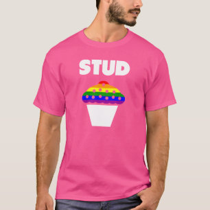 GAY PRIDE FARBEN RAINBOW FLAG STUD MUFFIN T-Shirt