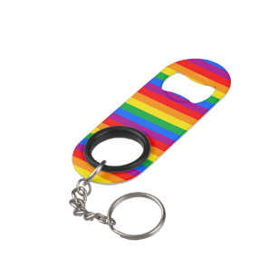 Gay Pride-Flag Schlüsselbund Flaschenöffner