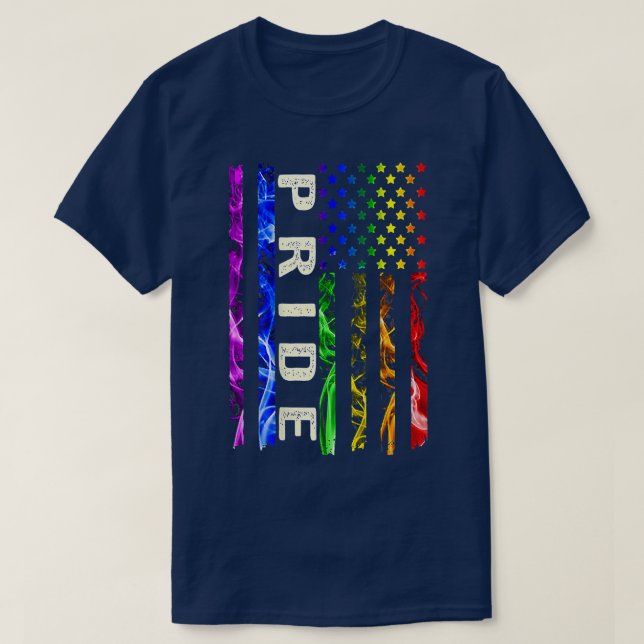 Gay Pride Flaggay Pride 2022 Kostüme Cool Gif T-Shirt (Design vorne)