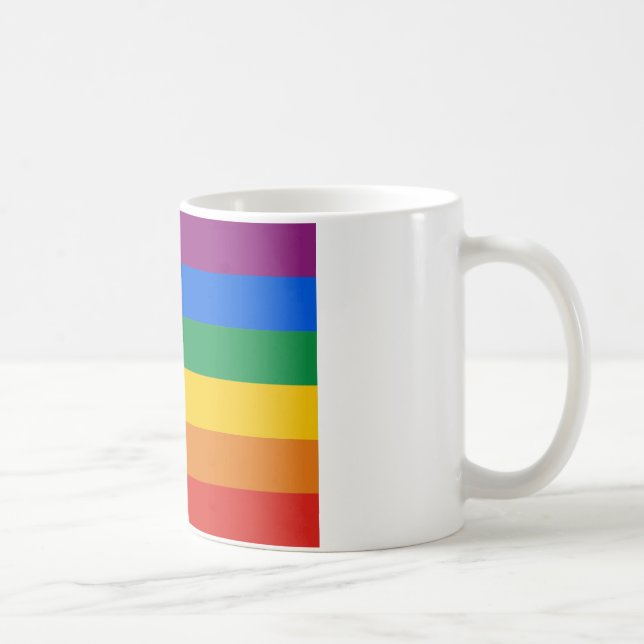 Gay Pride-Flagge Kaffeetasse (Rechts)